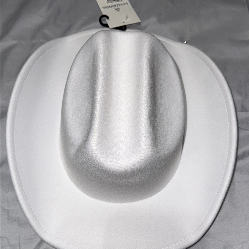 White Women's Cowboy Hat